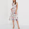 Vestido Bohemio Escote Redondo sin Mangas