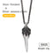 Wind Dragon Claw Necklace 925 Plateado Pendant Spike chain