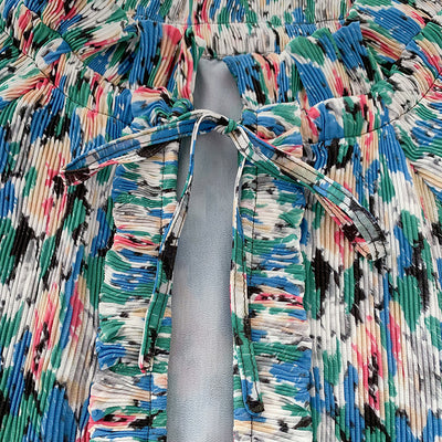 Blusa Georgette Estampada con Mangas Tres Cuartos y Detalles en Chifón - Image 15