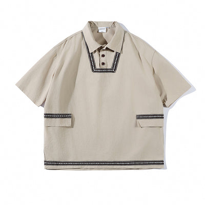 Camisa Patchwork Multibolsillos Verano - Image 7