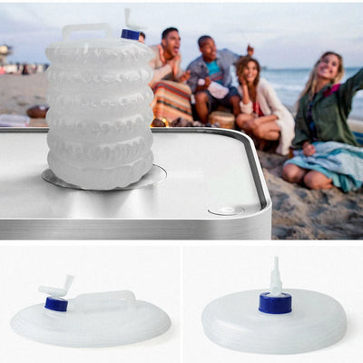 Cubo Plegable Portátil con Hervidor para Auto, Camping y Aventuras al Aire Libre - Image 15