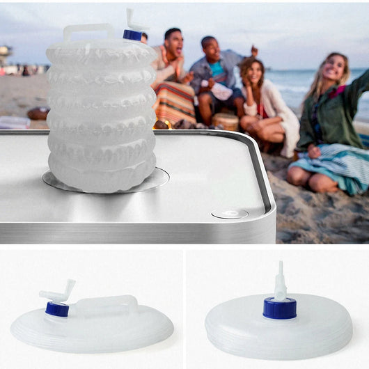 Cubo Plegable Portátil con Hervidor para Auto, Camping y Aventuras al Aire Libre - Image 15