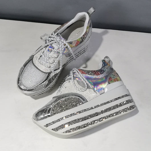 Zapatos Plataforma de Cuero Genuino con Malla Transpirable - Image 11