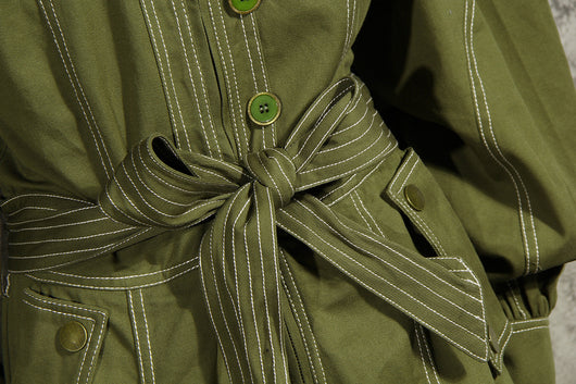 Traje Slim de Cintura Alta con Moño Trendy - Image 11