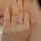 Anillo de Diamante Redondo para Mujer