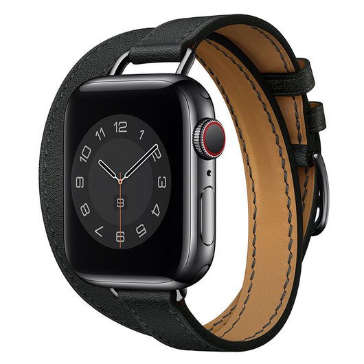Reloj Love Horse Correa de Cuero Cintura Pequeña Doble Círculo Slim - Image 3