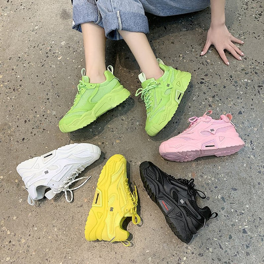 Tenis de Moda con Plataforma Gruesa y Colores Pastel para Mujer - Image 12