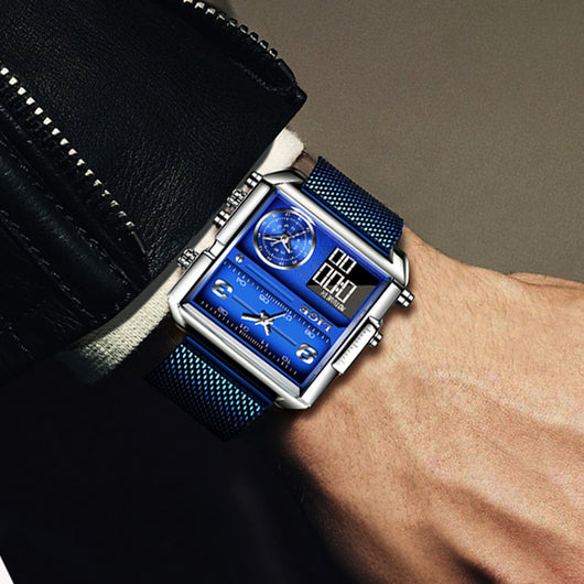 Reloj Deportivo Dual Display Sumergible para Hombre - Image 8