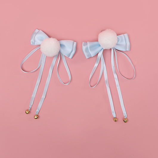Diadema Blanca con Moño y Campana - Accesorio Adorable - Image 17