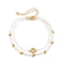 Pastoral Rice Beads Geometric Round Bead Necklace Dorado