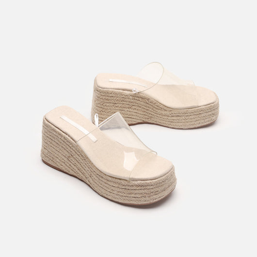 Sandalias Cuña Talla Grande para Mujer con Plataforma - Image 23