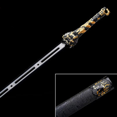 Sable Dao Tradicional Forjado en Acero Manganeso Alto - Réplica Histórica Jinyiwei sin Filo - Image 6
