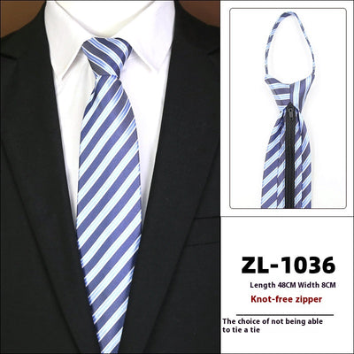 Corbata con Cierre Ejecutiva sin Nudo para Hombre - Image 41