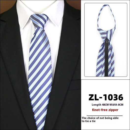 Corbata con Cierre Ejecutiva sin Nudo para Hombre - Image 41