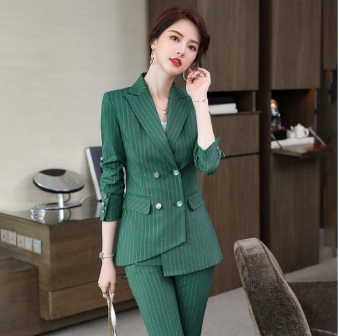 Traje Ejecutivo Mujer Otoño Invierno - Estilo Presidenta Elegancia Empresarial