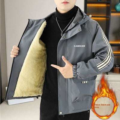 Chaqueta Térmica Acolchada con Capucha para Hombre - Abrigo Casual Invierno - Image 15