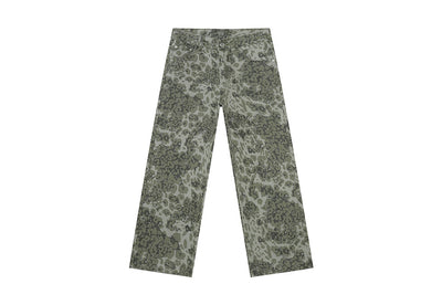 Jeans Rectos Estilo Camuflaje Lavado Clásico - Image 21