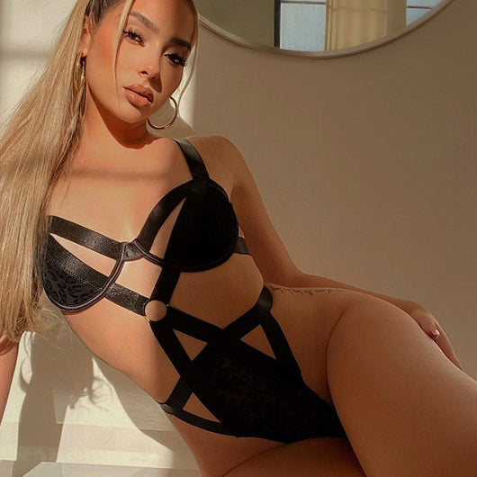 Body de Encaje Transparente Elegante para Mujer para uso en Ecuador - Image 8