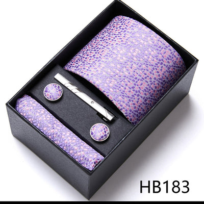 Set de 6 Corbatas Elegantes en Caja de Regalo - Colección Formal para Negocios y Bodas - Image 15