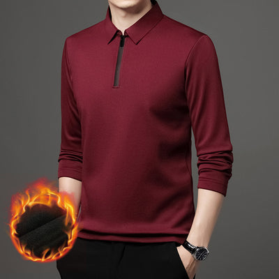 Polo Térmico con Cierre Parcial y Forro Polar para Hombre - Image 5
