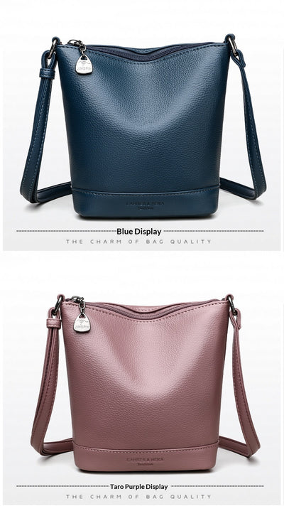 Bolso Crossbody de Cuero Premium para Mamá - Espacioso y Elegante - Image 14