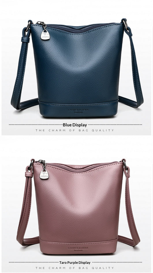 Bolso Crossbody de Cuero Premium para Mamá - Espacioso y Elegante - Image 14