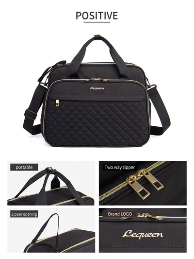 Bolsa Pañalera Crossbody Multifuncional de Gran Capacidad en Tela Oxford - Image 11