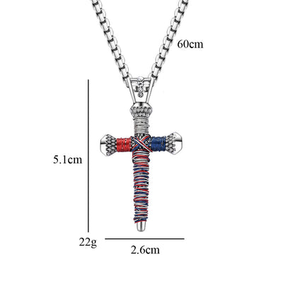 Collar Personalizado con Dije Cruz para Hombre - Image 6