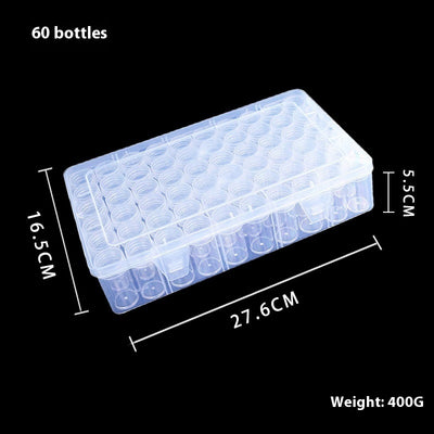 Caja de Almacenamiento Organizadora para Pintura de Diamantes con Botellas Plásticas - Image 8