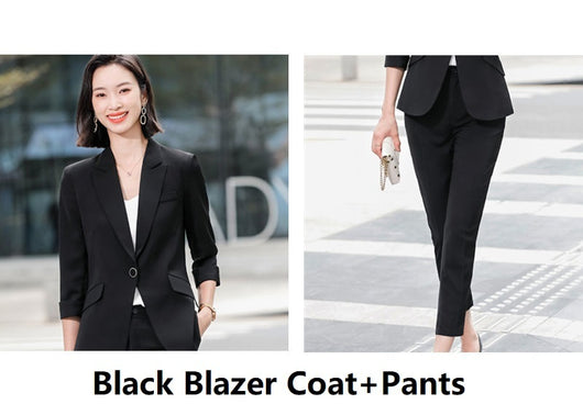 Blazer Casual para Mujer con Mangas Tres Cuartos - Image 9