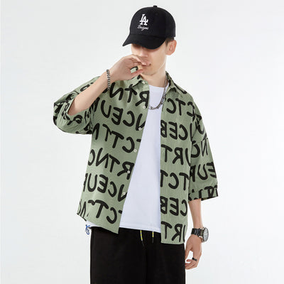 Camisa Casual Personalizada para Hombre con Impresión Digital Full Color - Image 6