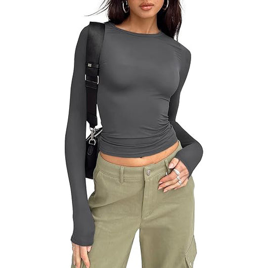 Remera Térmica Cuello Redondo Manga Larga para Mujer - Image 6