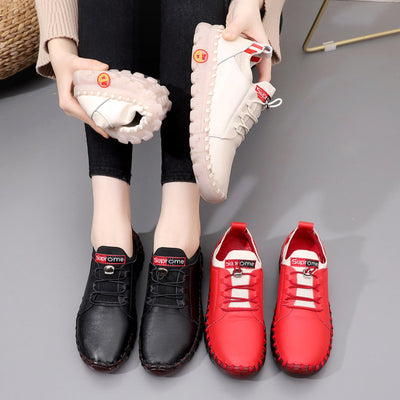 Zapatillas Blancas Casuales con Suela Elástica y Diseño Moderno - Image 4