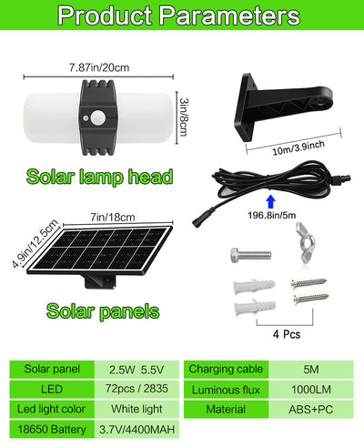 Reflector Solar LED con Sensor de Movimiento y 3 Modos de Iluminación - Image 14