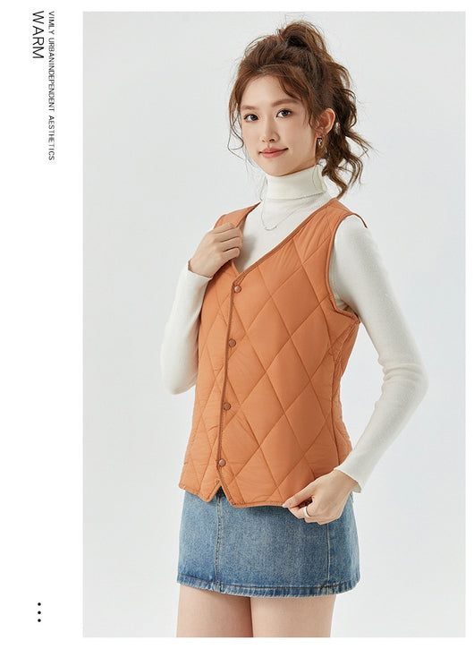 Chaleco Corto de Terciopelo para Otoño e Invierno Mujer - Image 21