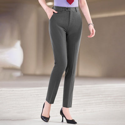 Pantalones Formales de Talle Alto con Drapeado Favorecedora - Image 4