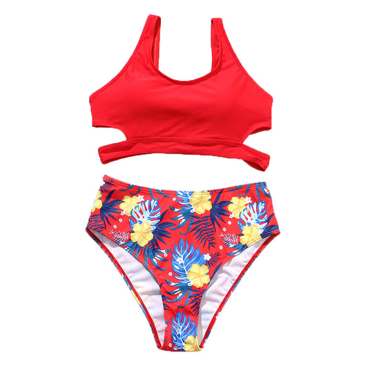Traje de Baño Mujer Cintura Alta Diseño Estampado - Image 8