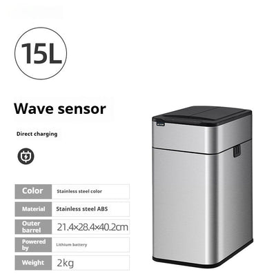 Basurero Inteligente Automático de Gran Capacidad con Sensor Infrarrojo - Image 10