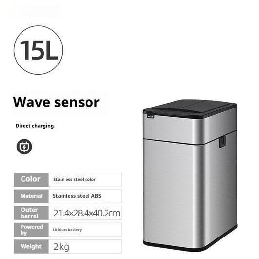 Basurero Inteligente Automático de Gran Capacidad con Sensor Infrarrojo - Image 10