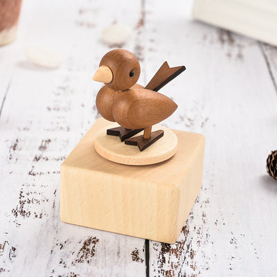 Caja de Música Miniatura de Madera con Diseño Infantil - Image 13