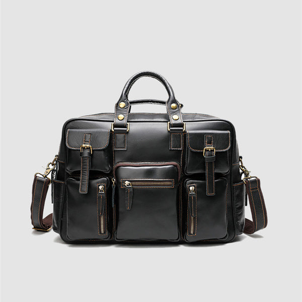 Bolso Bandolera de Cuero para Hombre con Gran Capacidad - Image 6