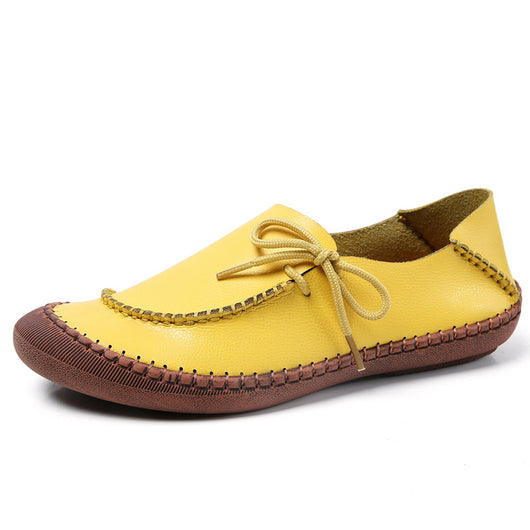 Zapatos Casuales de Cuero Talla Grande para Mujer - Diseño Versátil 2 en 1 - Image 4