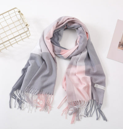 Bufanda Cashmere Cuadros para Mujer - Elegancia y Calidez - Image 17