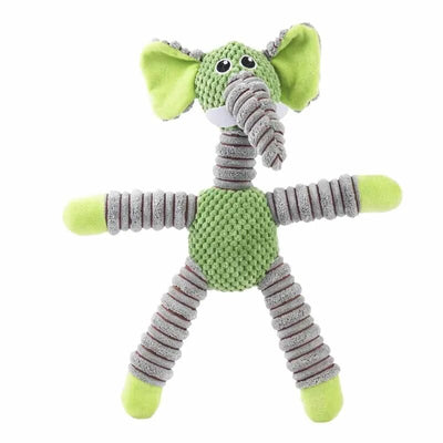 Juguete Interactivo para Perros y Gatos - Elefante Sonoro con Alivio de Estrés