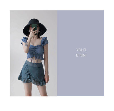 Traje de Baño Enterizo Estilo Falda Ajustado para Mujer - Image 17