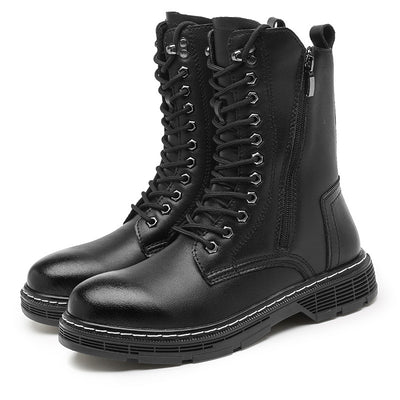 Botas Martin Altas Impermeables para Hombre Talla Grande - Otoño e Invierno - Image 5