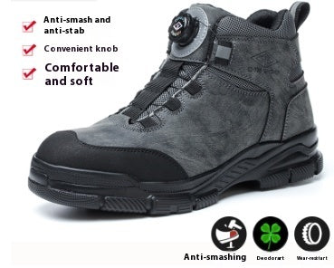 Botas de Seguridad Altas para Hombre - Protección Antiaplastamiento y Antipunción Todo Año - Image 8