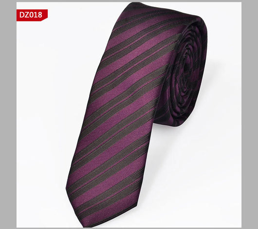 Corbata Angosta Estilo Británico 5cm - Teñida en Fibra de Poliéster - Image 32