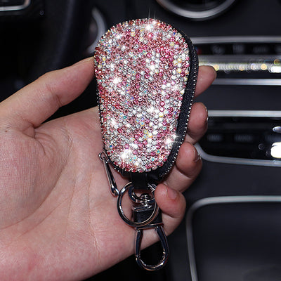 Funda para Llaves de Auto en Cuero con Detalles de Strass - Image 9