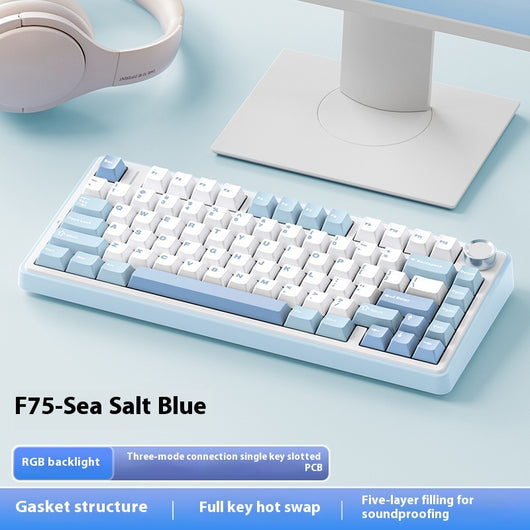 Teclado Inalámbrico Mecánico Hot Plug Trimodal Bluetooth - Image 8